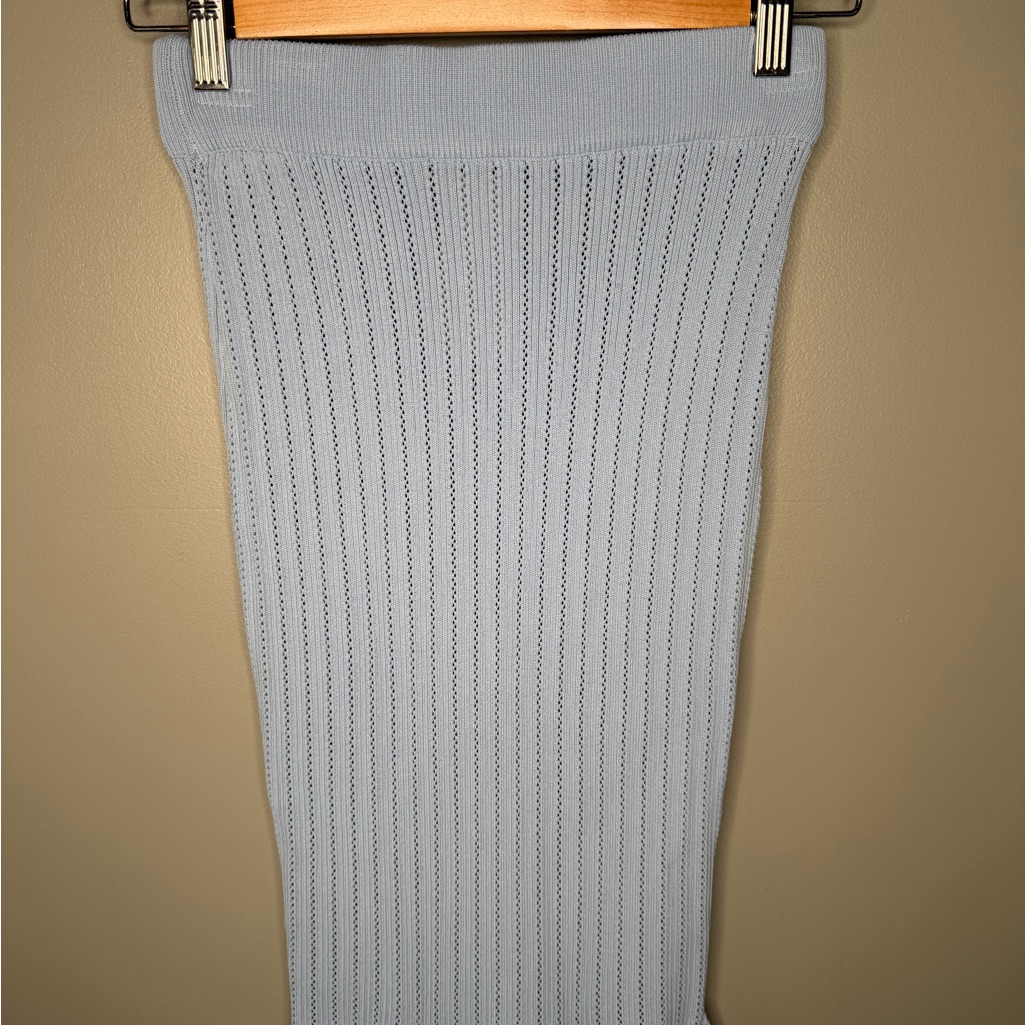 Nwt Sierra Darien Flared Knit Skirt - Baby Blue — image 8 of 8